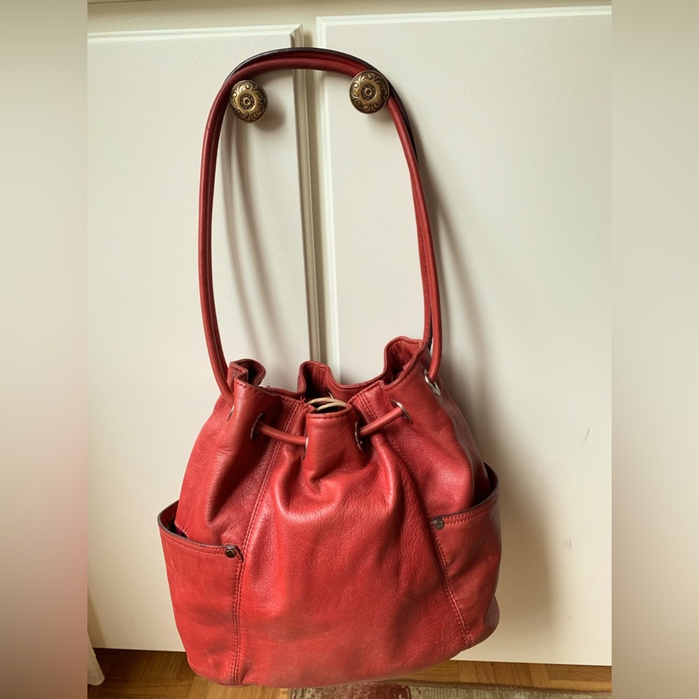 Tignanello leather hobo bag.